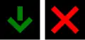 S-4 "traffic light with signals for lanes" (green arrow – you can drive on the lane, red cross – do not use the lane)