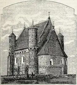 Architectural sketch from 1890 by Vasiliy Griaznov