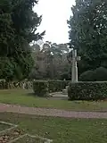 Churchyard cross.