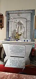 Side-altar by John Edward Carew dedicated to Fr. Denis O'Donnell