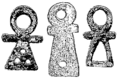 Sign of Tanit pendants from Ashkelon