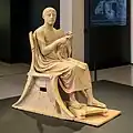 Statue of Orpheus, part of the sculptural group of Orpheus and the sirens, 4th c. BC