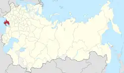 Location in the Russian Empire