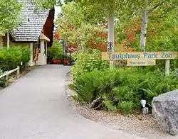 Zoo entrance.