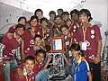 Best Innovative Design Award for Team Robocon LDCE in 2012