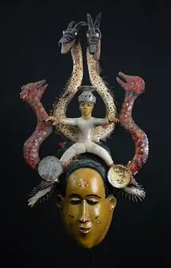 Odelay mask by Temne people. Brooklyn Museum.