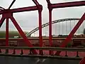 Stress tests of the bridge (Gdańsk, 2012)