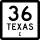 Business&nbsp;State Highway 36-E marker