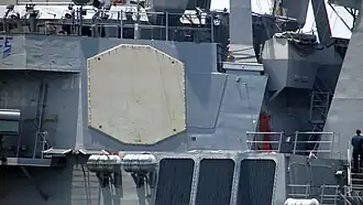 An AN/SPY-1 antenna of Paul Hamilton