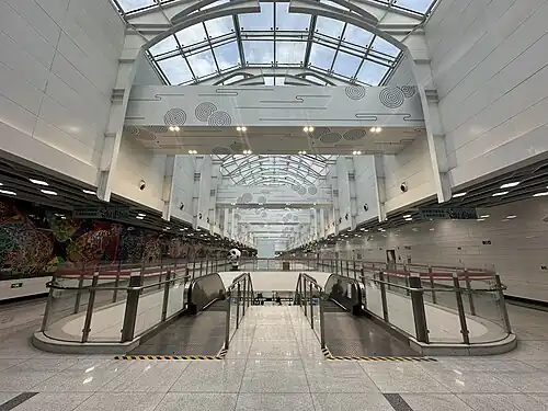 Line 17 concourse of National Exhibition and Convention Center