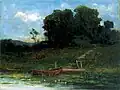 The Farm Landing by Edward Mitchell Bannister, 1892