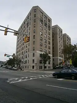 An apartment building