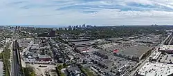 Aerial view of The Junction in 2024