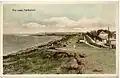 Tinted photograph on postcard dated around 1905-1914 showing "The Leas"