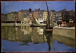 The Port of Honfleur at Night (1901) Metropolitan Museum of Art