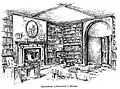 Librarian's room. 2 Verulam Buildings, Gray's Inn (1805–1810)[9]