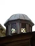 Detail of the domed skylight