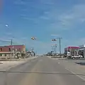 The only traffic light in Bryson