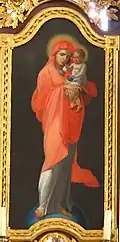 Mary with the infant Jesus, the icon of the Theotokos