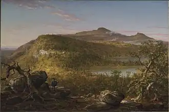A View of the Two Lakes and Mountain House, Catskill Mountains, Morning (c.&nbsp;1844), Brooklyn Museum