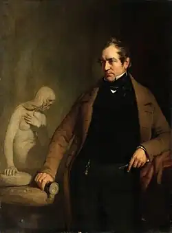 Portrait of Edward Hodges Baily by Thomas Mogford