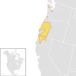 Map of range