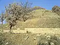 Wall of Thracian tomb near Starosel, Bulgaria