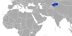 Map of range