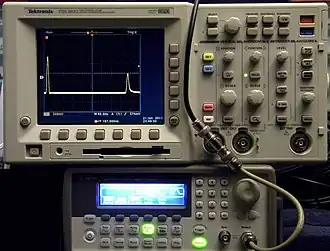Simple TDR made from lab equipment