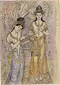 Tobira-e, Kaidan-in, Tōdai-ji from Fujishima Takeji's sketchbooks