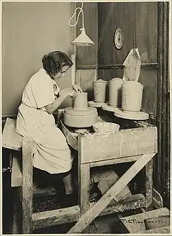 Toini Muona at work