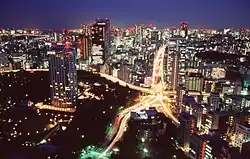 Image 28Tokyo streets at night (from Transport in Greater Tokyo)