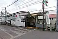 The Kamata-bound platform entrance in August 2021
