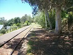 On the platform