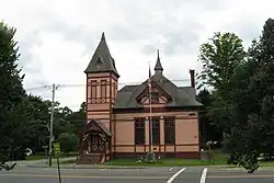Brimfield Town Hall, Brimfield, Massachusetts, 1878.