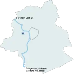 Map of route 82.