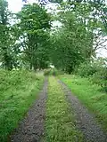 The old driveway that led to Trearne House.