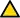 Yellow triangular (point up) sign with thick black border