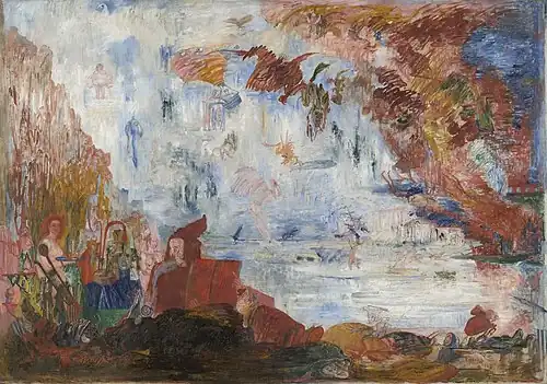 Tribulations of Saint Anthony (1887), oil on canvas, 117.8 × 167.6&nbsp;cm, Museum of Modern Art, New York