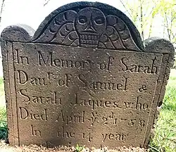 1758 tombstone