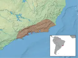 Map of range