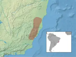 Map of range