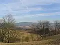 Weschnitz- Valley with a view to Tromm-mountain range