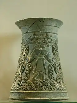 Iranian Master of Animals with two snakes