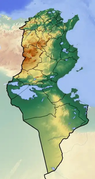Thapsus is located in Tunisia