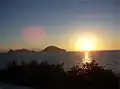 Golden sunset taken in Turgutreis, Turkey