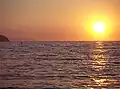 Golden sunset taken in Turgutreis, Turkey
