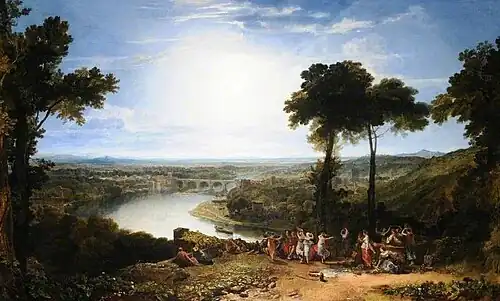 The Festival of the Opening of the Vintage at Mâcon by J.M.W. Turner