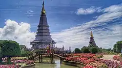 Royal Twin Pagodas on the summit of Doi Inthanon