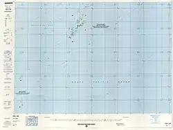 Map including Merir (DMA, 1991)